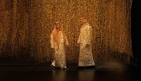 El Anatsui’s Logoligi Logarithm (2019), pictured at the Diriyah Biennale.