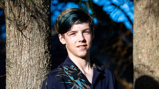 Griff Bondrum, a maths whizz, is the state’s youngest HSC student