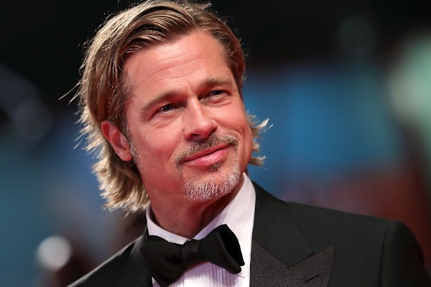Brad Pitt walks the red carpet ahead of the "Ad Astra" screening during the 76th Venice Film Festival at Sala Grande on August 29, 2019 in Venice, Italy. 