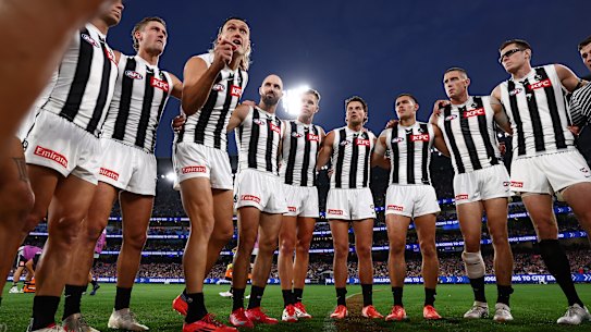 Back we go: The Magpies will head to Adelaide for week one of the finals.