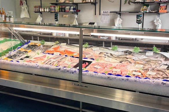 A selection of the fresh seafood on offer.