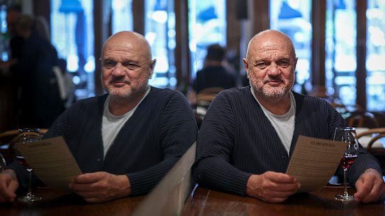 Con Christopoulos at his venue, The European restaurant.