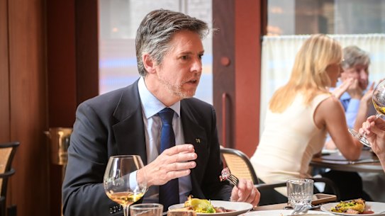 Lord Mayor Nick Reece weighs up his first year in office over lunch at Marmelo. 