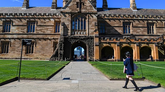 The decision to cut off access to university loans and subsidies for students who fail half their subjects was made by former education minister Dan Tehan.