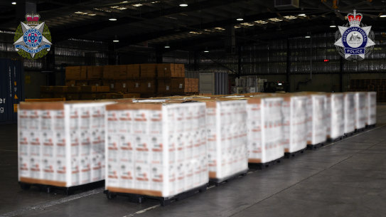 Six men have been charged in relation to a global crime syndicate’s attempt to traffic $1.7 billion worth of methamphetamine to Australia.