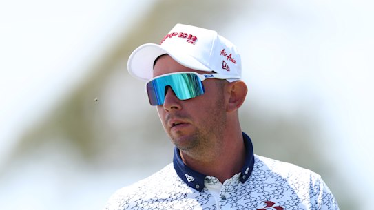 Australian golfer Lucas Herbert. 