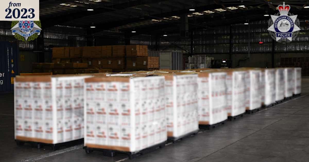 Australian Federal Police seizes $1.7 billion worth of methamphetamine