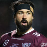Manly veteran Aaron Woods shapes as an ideal NRL spruiker.