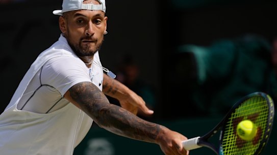 Nick Kyrgios was in good touch in the first set and had the edge over Novak Djokovic.