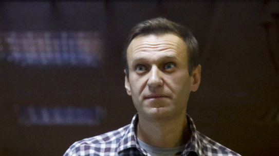 Russian opposition leader Alexei Navalny.