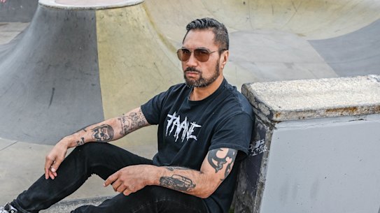 Local skater Junior Pene is furious at the council because after maintenance works have left the St Kilda  skate park in a worse condition. 