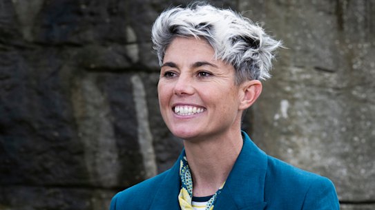 Matildas striker Michelle Heyman.