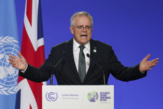 Scott Morrison is back in Australia after the Glasgow climate summit.