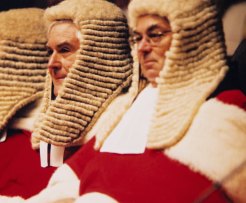 Henric Nicholas when he was a judge with Chief Justice Jim Spigelman around 2003. 