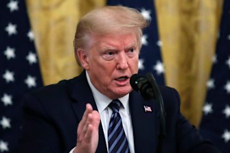 Just a couple of weeks ago, Trump was predicting a death count of around 60,000 people - even as it was clear the real number would be far higher than that.