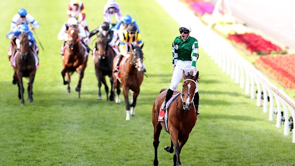 Via Sistina was a dominant winner of last year’s Cox Plate.