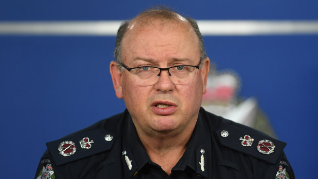 Police Chief Commissioner Graham Ashton concedes that the amount of property police hold across 200 sites presents "many challenges."