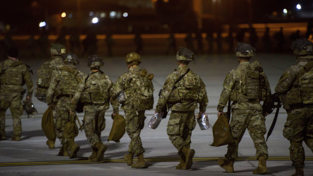 The US dispatched more troops to the Middle East this week.