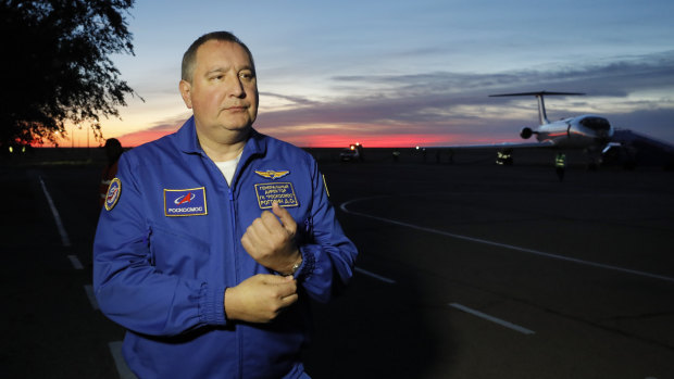 Director General of the Russia state corporation Roscosmos Dmitry Rogozin.