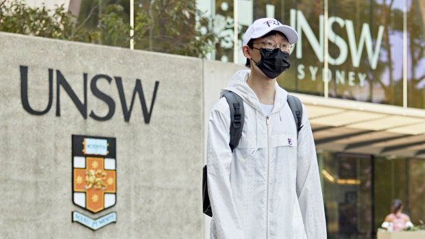 A student at the University of NSW.