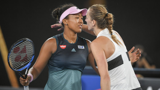 The women's singles final between Naomi Osaka and Petra Kvitova drew more viewers than last year's. 