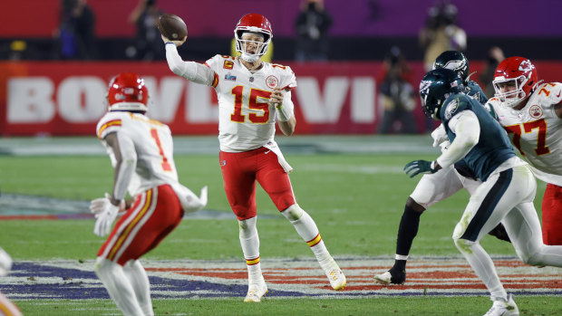 Patrick Mahomes is back out for the third quarter of Super Bowl LVII.