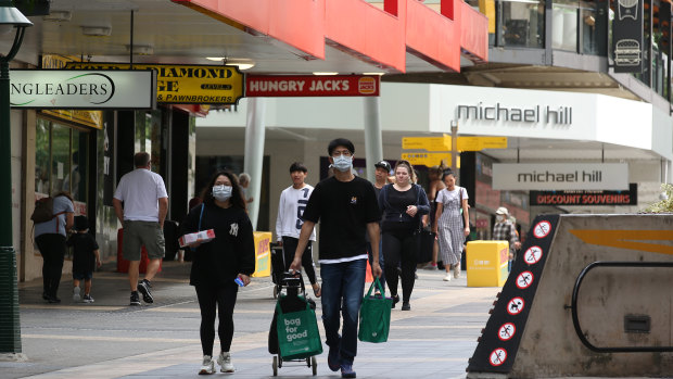 Brisbane CBD businesses depend on foot traffic, which has diminished during the COVID-19 pandemic.