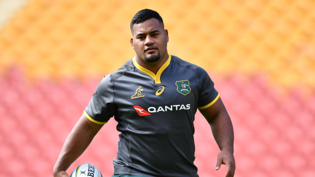 Attacked: Wallabies prop Taniela Tupou has been attacked outside the team's hotel in South Africa. 