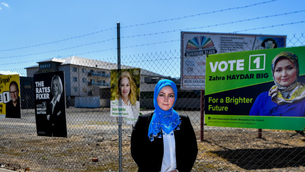 Hazara Australian woman Zahra Haydar Big is standing for Greater Shepparton City Council as an independent.
