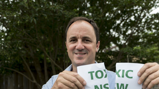 Fed up: Jeremy Buckingham quit the Greens last December.