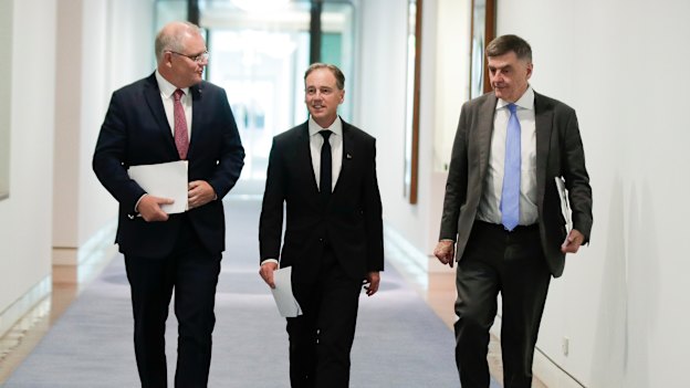 The trust between Hunt, PM Scott Morrison and then-Chief Medical Officer Brendan Murphy was crucial in the early days of the pandemic.