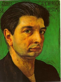 Giorgio de Chirico's  Self-portrait, 1920. 