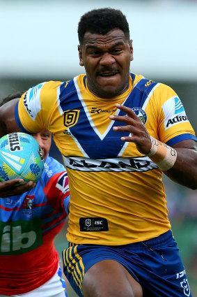 Maika Sivo has shaved a minute off his time for a 1.2km run since he joined the Eels.