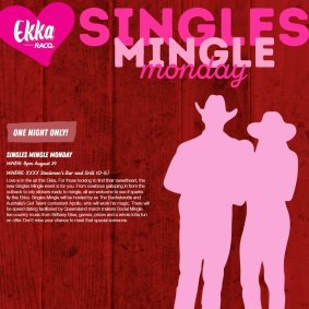 Singles Mingle Monday at the Ekka.
