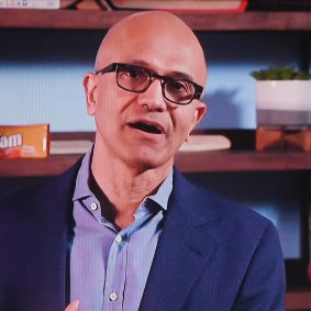 Microsoft boss Satya Nadella 