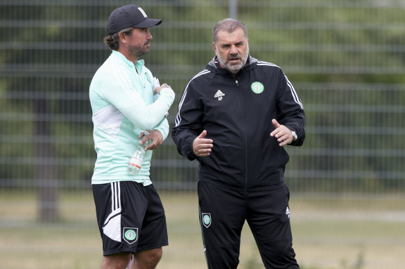 Harry Kewell is taking in as much as he can from Celtic boss Ange Postecoglou.