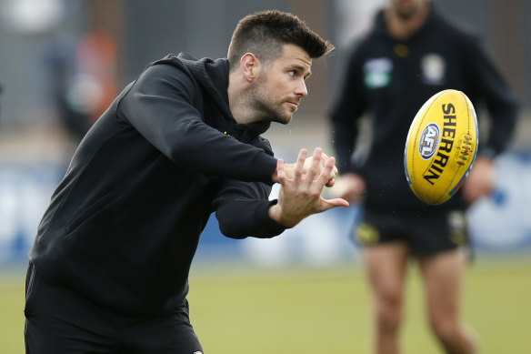 Trent Cotchin will be managed carefully by the Tigers.