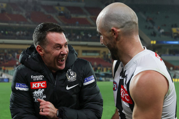Sidebottom said it would be wrong to say he is enjoying football more than ever under Craig McRae because he has always enjoyed it.