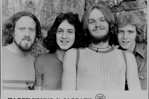 Harry Young & Sabbath (from left): Organist Charlie Wright, bass player Tony Mitchell, drummer Mike Cassidy and Harry Young in 1971.