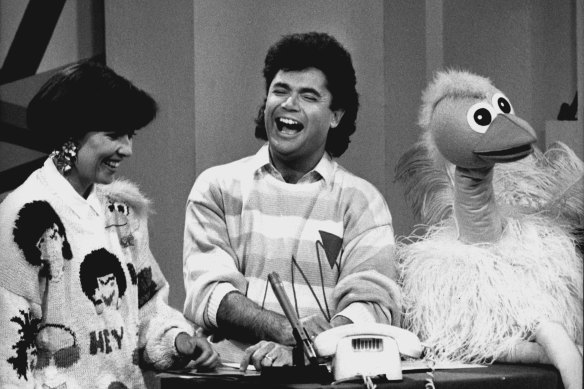 Daryl, Jacki and Ossie in 1986.