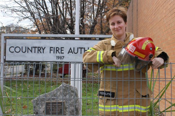 Gloria Pizzolitto is the captain of the Myrtleford CFA station. 