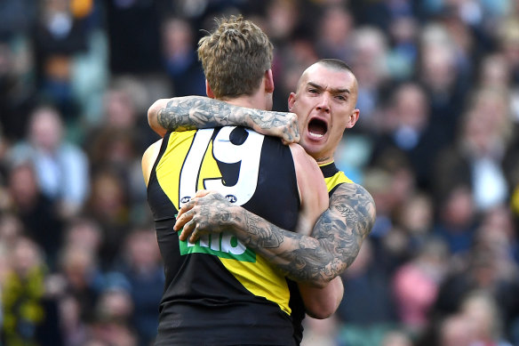 Tigers star Dustin Martin and Tom Lynch were key outs in round zero.