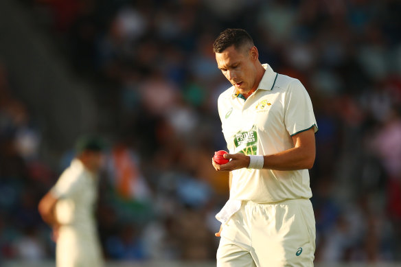 Scott Boland will replace Josh Hazlewood in Australia’s XI for the Adelaide Test starting Friday.