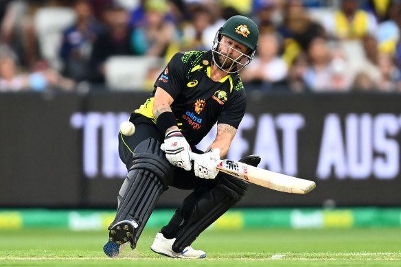 Matthew Wade provided a sting in the tail of Australia’s innings at the MCG.