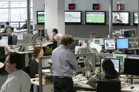 The Sydney Morning Herald’s ‘newsroom of the future’ was unveiled in 2007, long before the pandemic made remote working feasible.