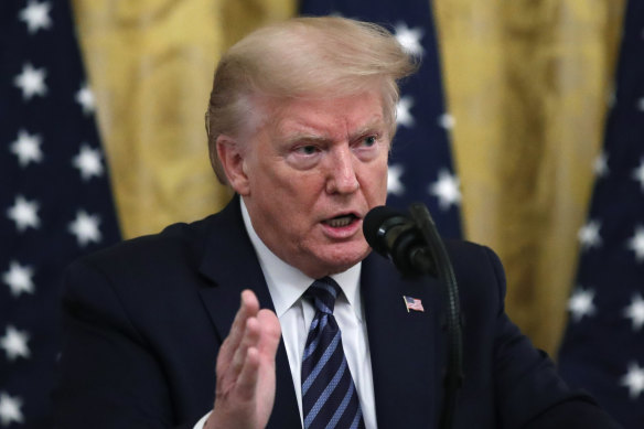 Just a couple of weeks ago, Trump was predicting a death count of around 60,000 people - even as it was clear the real number would be far higher than that.