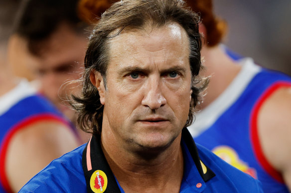 Western Bulldogs coach Luke Beveridge.