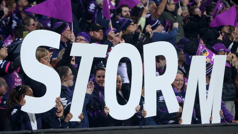 Growth: Melbourne Storm is working towards 50,000 members.