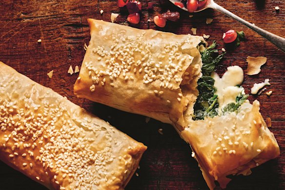 A Christmassy dinner for two.