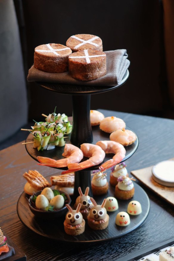 Yugen Tea Bar is doing a high tea for Easter with hot cross scones